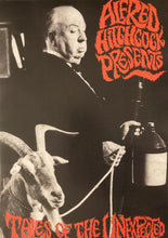 Load image into Gallery viewer, Alfred Hitchcock movie film poster - Tales of the Unexpected A2 size new design - Original Music and Movie Posters for sale from Bamalama - Online Poster Store UK London