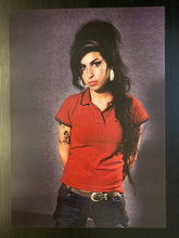 Load image into Gallery viewer, Amy Winehouse poster photograph - Large A3 size reproduced from original - Original Music and Movie Posters for sale from Bamalama - Online Poster Store UK London