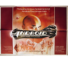 Load image into Gallery viewer, Android Original British Quad movie poster - 1982 starring Klaus Kinski - Original Music and Movie Posters for sale from Bamalama - Online Poster Store UK London