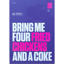 Load image into Gallery viewer, Blues Brothers original screen print movie film poster - 4 fried chickens signed Limited edition - Original Music and Movie Posters for sale from Bamalama - Online Poster Store UK London