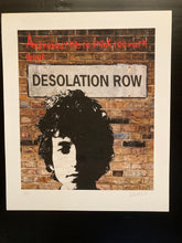 Load image into Gallery viewer, Bob Dylan original poster print - Desolation Row Signed and numbered by designer - Original Music and Movie Posters for sale from Bamalama - Online Poster Store UK London