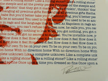 Load image into Gallery viewer, Bob Dylan original poster print - Like a Rolling Stone Signed and numbered - Original Music and Movie Posters for sale from Bamalama - Online Poster Store UK London