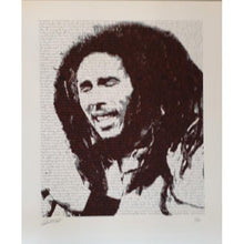 Load image into Gallery viewer, Bob Marley original poster print - No Woman No Cry signed and numbered - Original Music and Movie Posters for sale from Bamalama - Online Poster Store UK London