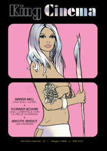 Load image into Gallery viewer, Brigitte Bardot original poster print 1969 - Chrome effect design by Dan Reaney - Original Music and Movie Posters for sale from Bamalama - Online Poster Store UK London