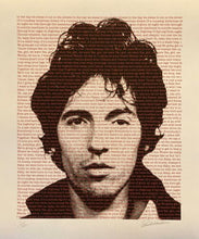 Load image into Gallery viewer, Bruce Springsteen original poster print - Born to Run limited edition signed by Pete O`Neil - Original Music and Movie Posters for sale from Bamalama - Online Poster Store UK London