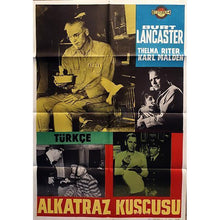 Load image into Gallery viewer, Burt Lancaster original movie film poster - Birdman of Alcatraz 1962 Turkish edition - Original Music and Movie Posters for sale from Bamalama - Online Poster Store UK London
