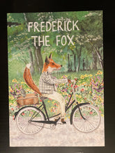 Load image into Gallery viewer, Children`s Animal Alphabet A2 poster - Frederick the Fox, original design beautifully hand painted with water colors - Original Music and Movie Posters for sale from Bamalama - Online Poster Store UK London