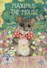 Load image into Gallery viewer, Children`s Animal Alphabet A2 poster - Maximus the Mouse, original design beautifully hand painted with water colors - Original Music and Movie Posters for sale from Bamalama - Online Poster Store UK London