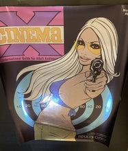 Load image into Gallery viewer, Cinema X original poster Limited edition chrome mirror effect - A2 Print design by Dan Reaney - Original Music and Movie Posters for sale from Bamalama - Online Poster Store UK London