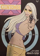 Load image into Gallery viewer, Cinema X original poster Limited edition chrome mirror effect - A2 Print design by Dan Reaney - Original Music and Movie Posters for sale from Bamalama - Online Poster Store UK London