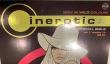 Load image into Gallery viewer, Cinerotic original poster design chrome mirror effect print - 1970s Special Issue by Dan Reaney - Original Music and Movie Posters for sale from Bamalama - Online Poster Store UK London