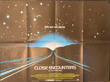 Load image into Gallery viewer, Close Encounters of the Third Kind original movie film poster - UK Quad 1977 - Original Music and Movie Posters for sale from Bamalama - Online Poster Store UK London