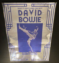Load image into Gallery viewer, David Bowie concert poster - Ziggy live Celebrity Theatre USA 1972 chrome mirror effect - Original Music and Movie Posters for sale from Bamalama - Online Poster Store UK London
