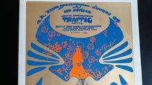 Load image into Gallery viewer, Fleetwood Mac poster screen print by Hapshash - Traffic at Saville Theatre 1967 Signed by Nigel Waymouth - Original Music and Movie Posters for sale from Bamalama - Online Poster Store UK London