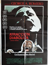 Load image into Gallery viewer, George A. Romero horror movie film poster - Monkey Shines 1988 Spanish - Original Music and Movie Posters for sale from Bamalama - Online Poster Store UK London