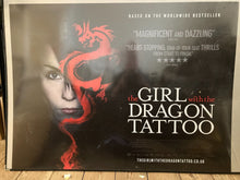 Load image into Gallery viewer, Girl with the Dragon Tattoo original movie film poster - British UK Quad 2011 - Original Music and Movie Posters for sale from Bamalama - Online Poster Store UK London
