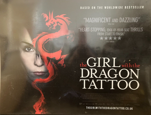 Girl with the Dragon Tattoo original movie film poster - British UK Quad 2011 - Original Music and Movie Posters for sale from Bamalama - Online Poster Store UK London
