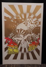 Load image into Gallery viewer, Hapshash Pink Floyd poster Screen Print - Move UFO club 1967 Signed & Stamped by Nigel Waymouth - Original Music and Movie Posters for sale from Bamalama - Online Poster Store UK London