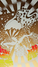 Load image into Gallery viewer, Hapshash Pink Floyd poster Screen Print - Move UFO club 1967 Signed & Stamped by Nigel Waymouth - Original Music and Movie Posters for sale from Bamalama - Online Poster Store UK London