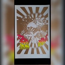 Load image into Gallery viewer, Hapshash Pink Floyd poster Screen Print - Move UFO club 1967 Signed & Stamped by Nigel Waymouth - Original Music and Movie Posters for sale from Bamalama - Online Poster Store UK London