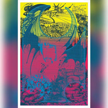 Load image into Gallery viewer, Hapshash & colored coat limited edition print - Arthur Brown signed & stamped by Nigel Waymouth - Original Music and Movie Posters for sale from Bamalama - Online Poster Store UK London