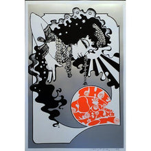 Load image into Gallery viewer, Hapshash screen print poster- Soft Machine limited edition Signed by Nigel Waymouth - Original Music and Movie Posters for sale from Bamalama - Online Poster Store UK London