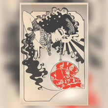 Load image into Gallery viewer, Hapshash screen print poster- Soft Machine limited edition Signed by Nigel Waymouth - Original Music and Movie Posters for sale from Bamalama - Online Poster Store UK London