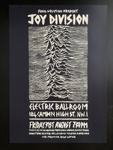 Load image into Gallery viewer, Joy Division concert promo poster - Live at the Electric Ballroom London 1979 reprint - Original Music and Movie Posters for sale from Bamalama - Online Poster Store UK London