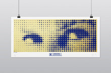 Load image into Gallery viewer, Kill Bill silk screen print poster - 3 Color Gold & Royal Blue Varnish signed and numbered by designer Ink Candy Limited Edition of only 50 - Original Music and Movie Posters for sale from Bamalama - Online Poster Store UK London