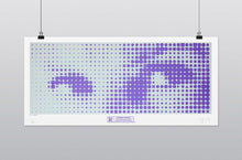 Load image into Gallery viewer, Kill Bill silk screen print poster - 3 Color Pale Blue & Violet Varnish signed and numbered by designer Ink Candy Limited Edition of only 50 (Copy) - Original Music and Movie Posters for sale from Bamalama - Online Poster Store UK London