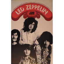 Load image into Gallery viewer, Led Zeppelin promo poster - 1st album 1969 Atlantic records & Ampex tapes re-print - Original Music and Movie Posters for sale from Bamalama - Online Poster Store UK London