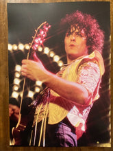 Load image into Gallery viewer, Marc Bolan and T.Rex poster photograph - Large A3 size reproduced from original files/negative - Original Music and Movie Posters for sale from Bamalama - Online Poster Store UK London