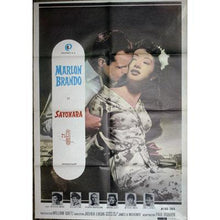Load image into Gallery viewer, Marlon Brando original movie film poster - Sayonara 1981 Spanish re-release - Original Music and Movie Posters for sale from Bamalama - Online Poster Store UK London

