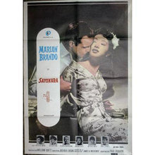 Load image into Gallery viewer, Marlon Brando original movie film poster - Sayonara 1981 Spanish re-release - Original Music and Movie Posters for sale from Bamalama - Online Poster Store UK London