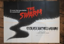 Load image into Gallery viewer, Michael Caine original horror movie film poster - The Swarm 1978 British Quad - Original Music and Movie Posters for sale from Bamalama - Online Poster Store UK London
