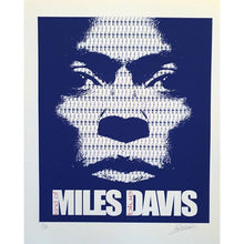 Load image into Gallery viewer, Mile Davis poster - Limited edition print signed and numbered by the Artist - Original Music and Movie Posters for sale from Bamalama - Online Poster Store UK London