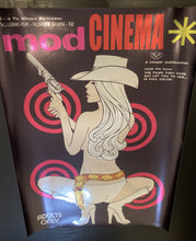 Load image into Gallery viewer, Mod Cinema original poster design chrome print - Issue no.7 1977 mirror effect by Dan Reaney - Original Music and Movie Posters for sale from Bamalama - Online Poster Store UK London