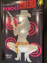 Load image into Gallery viewer, Mod Cinema original poster design chrome print - Issue no.7 1977 mirror effect by Dan Reaney - Original Music and Movie Posters for sale from Bamalama - Online Poster Store UK London