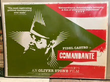 Load image into Gallery viewer, Oliver Stone original movie film poster - Comandante British UK Quad Castro 2003 - Original Music and Movie Posters for sale from Bamalama - Online Poster Store UK London
