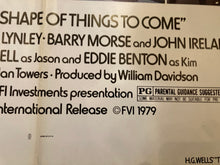 Load image into Gallery viewer, Original vintage Shape of Things to Come Sci-Fi movie film poster - USA 1 sheet 1979 - Original Music and Movie Posters for sale from Bamalama - Online Poster Store UK London