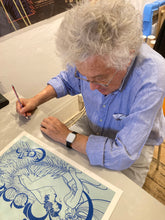 Load image into Gallery viewer, Pink Floyd poster print by Hapshash - Middle Earth club London 1967 with Tim Buckley & Signed and stamped by Nigel Waymouth - Original Music and Movie Posters for sale from Bamalama - Online Poster Store UK London