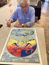 Load image into Gallery viewer, Pink Floyd poster print by Hapshash - Middle Earth club London 1967 with Tim Buckley & Signed and stamped by Nigel Waymouth - Original Music and Movie Posters for sale from Bamalama - Online Poster Store UK London