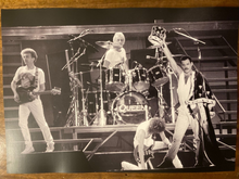 Load image into Gallery viewer, Queen poster photograph with Freddie Mercury large A3 size repro from original files/negative - Original Music and Movie Posters for sale from Bamalama - Online Poster Store UK London