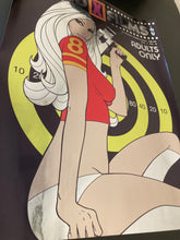 Load image into Gallery viewer, Rated X Films original poster design chrome print - Mirror effect by Dan Reaney - Original Music and Movie Posters for sale from Bamalama - Online Poster Store UK London