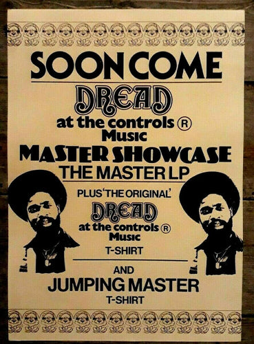 Reggae poster - Dread at the Controls Music Mikey Dread A3 reprint promo - Original Music and Movie Posters for sale from Bamalama - Online Poster Store UK London