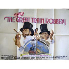 Load image into Gallery viewer, Sean Connery original movie film poster - The 1st Great Train Robbery 1979 British Quad - Original Music and Movie Posters for sale from Bamalama - Online Poster Store UK London
