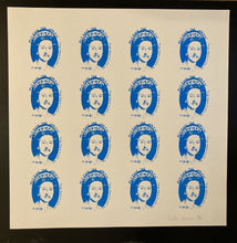Load image into Gallery viewer, Sex Pistols original poster - 16 Queens Blue Screen print by Artificial stamp/numbered designed by Jamie Reid - Original Music and Movie Posters for sale from Bamalama - Online Poster Store UK London