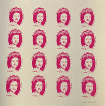 Load image into Gallery viewer, Sex Pistols original poster - 16 Queens Screen print by Artificial stamp/numbered Jamie Reid - Original Music and Movie Posters for sale from Bamalama - Online Poster Store UK London