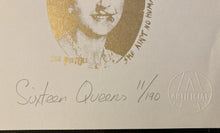 Load image into Gallery viewer, Sex Pistols original poster - 16 Queens Screen print by Artificial stamp/numbered designed by Jamie Reid - Original Music and Movie Posters for sale from Bamalama - Online Poster Store UK London