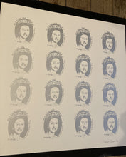 Load image into Gallery viewer, Sex Pistols original poster - 16 Queens Silver Screen print by Artificial stamp/numbered designed by Jamie Reid - Original Music and Movie Posters for sale from Bamalama - Online Poster Store UK London